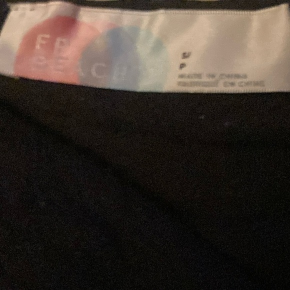 Nwt Free People FP Beach Nikki Black Wrap Around Spaghetti Strap Tank Top SZ Sm - Picture 5 of 8